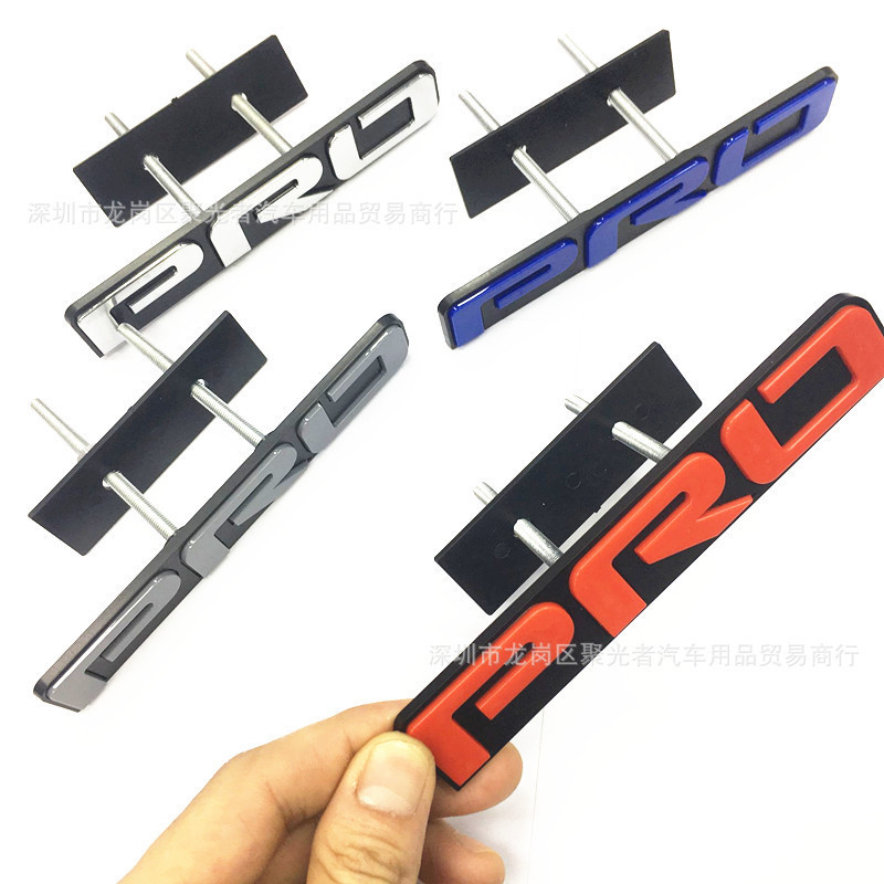 เหมาะสําหรับ Toyota Tanto 4runner TRD PRO China Grid Label Grille ป้ายสีดัดแปลงรถสติกเกอร์ป้ายรถโรงง