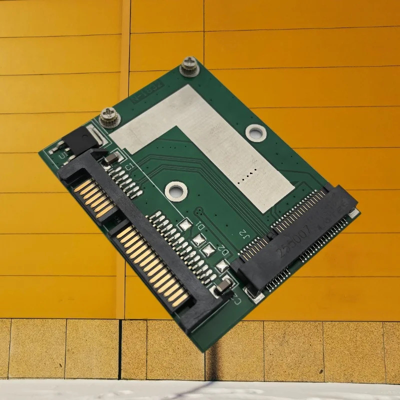 MSATA SSD ถึง 2.5 SATA 6.0Gbps Converter โมดูลบอร์ดรองรับ mSATA Mini PCIE SSD การ์ดขยาย Riser mSATA 