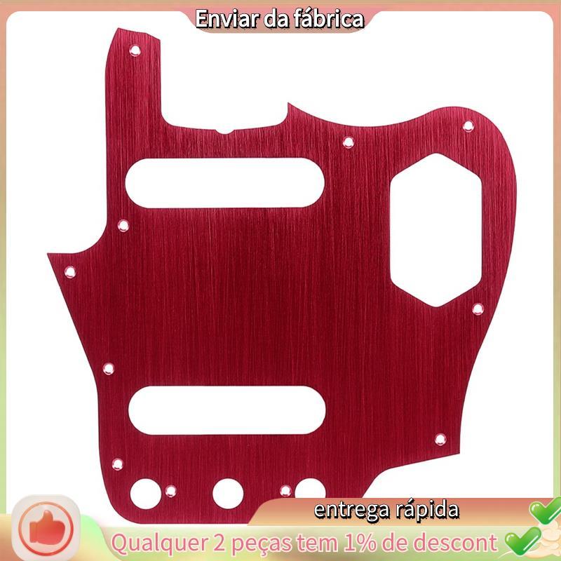 Guitar Pickguard 10 Holes Anodized Aluminium Guitar Pickguard Scratch Plate 10-Hole Vintage Style Gu