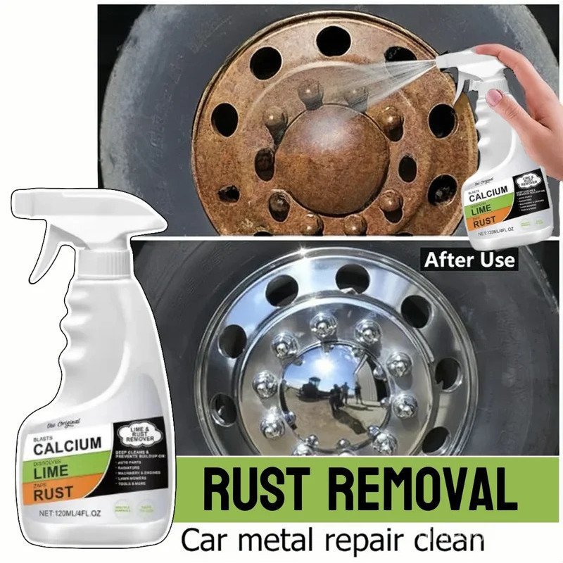 น้ํายาล้างสนิมรถยนต์ความจุขนาดใหญ่และสเปรย์ขจัดสนิม-ตัวแทนเปิดใช้งานอย่างรวดเร็วสําหรับดุมล้ออัตโนมั