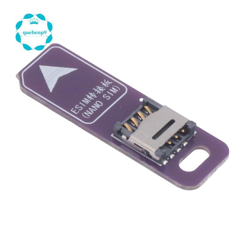 [Fast Q9]TPC ESIM Card Adapter Conversion Board Nano SIM to ESIM Lab Test Solderless Cable 5x 6mm Ch