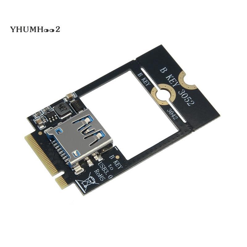 [yhumh002]อะแดปเตอร์ M.2 B-KEY to USB3.0 M.2 B Key WWAN การ์ดเครือข่าย 4G เป็น USB3.0 5Gbps การ์ดขยา