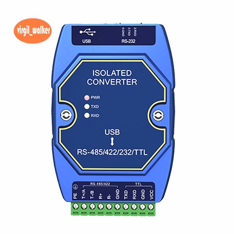 USB to RS485 RS422 RS232 TTL ตัวแปลงอุตสาหกรรม CDSENET E810-U15C CH340 Type-C 3.5 V/5 V TTL การแยกสั