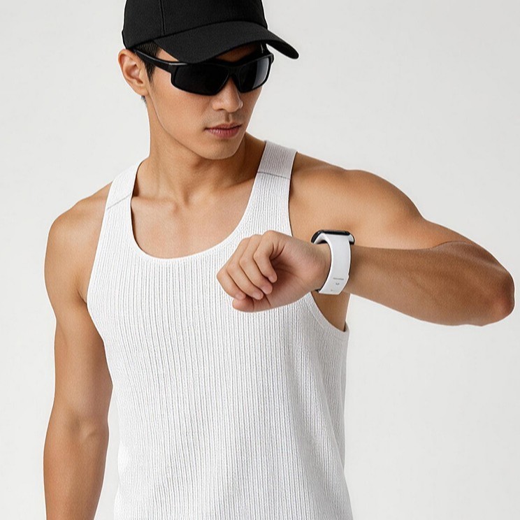 [Popular] Running Vest Men's and Women's Seamless Adhesive Lightweight Breathable Quick-Drying Top Track and Field Sports Long-Distance Running Top 2aki