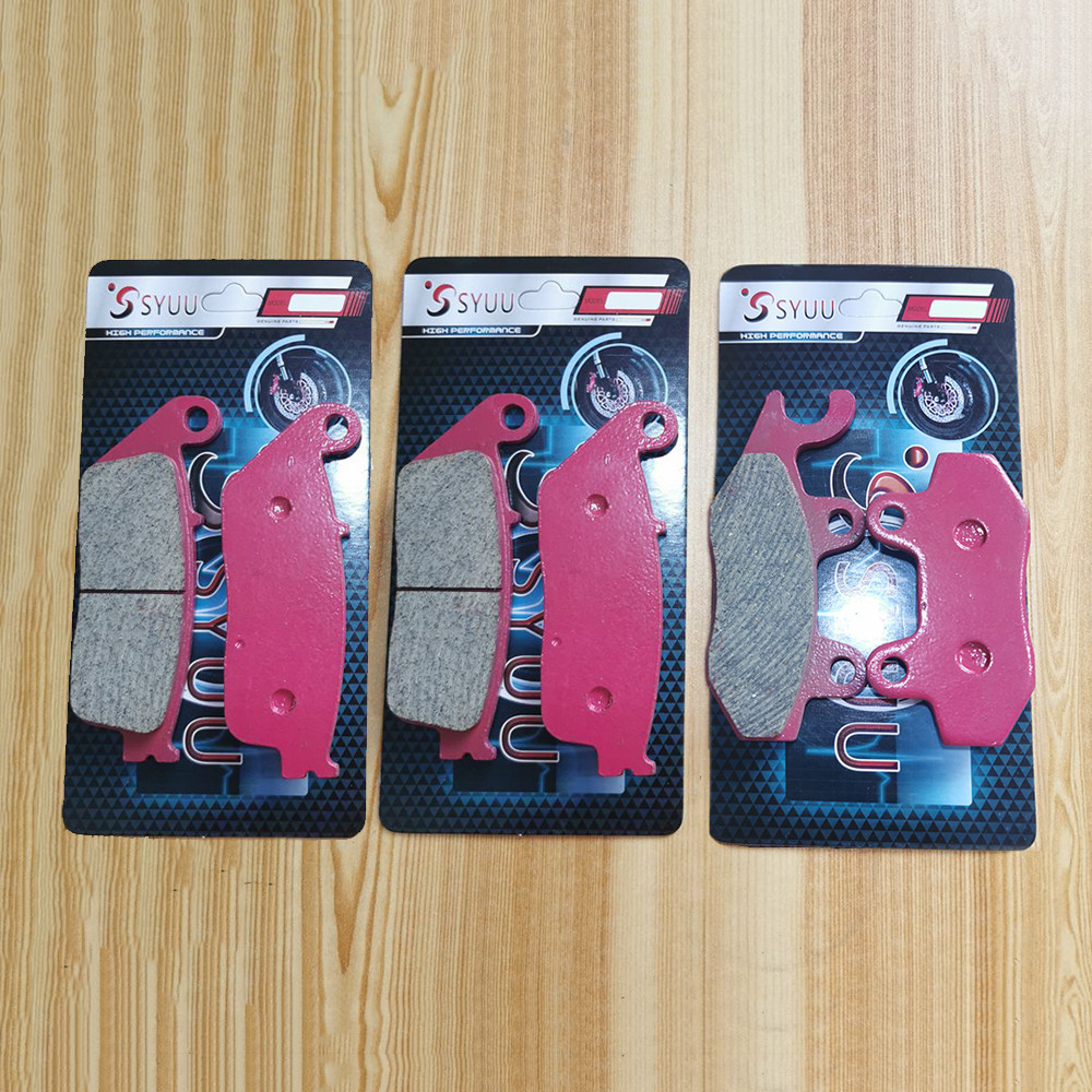 เหมาะสําหรับ Triumph Bonneville T120/T120 สีดําด้านหน้าด้านหลังเบรคแผ่นดิสก์เบรคเซรามิค Mute