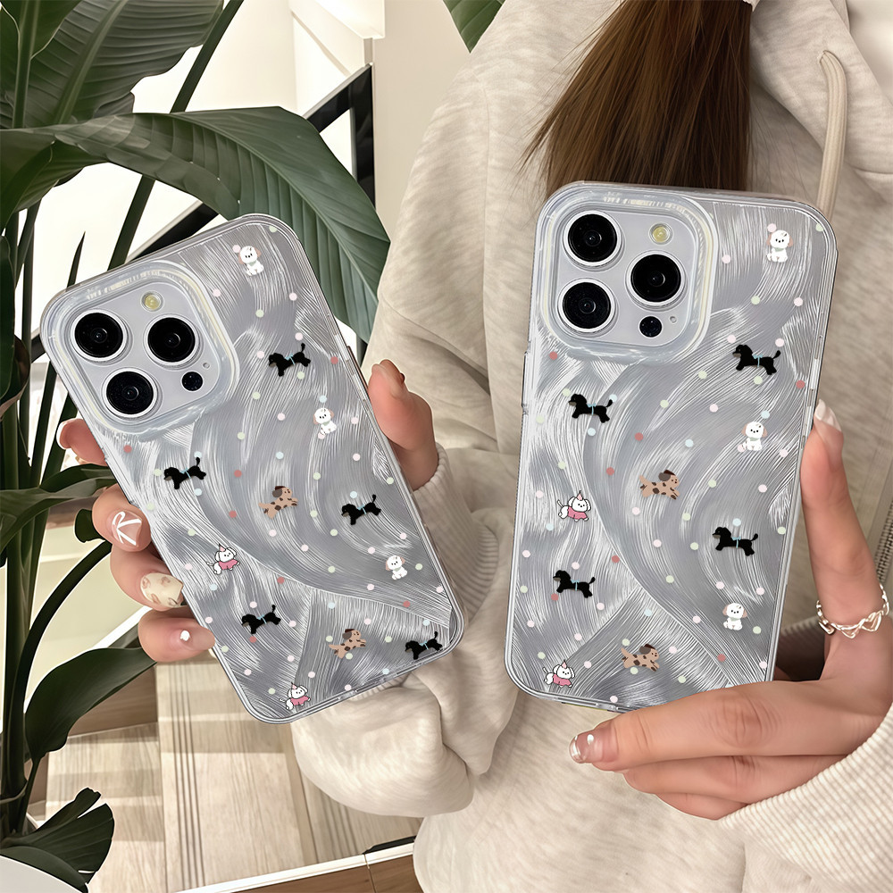 จัดส่งฟรีในพื้นที่Pet Puppyเคสโทรศัพท์iPhone 11 15 16 13