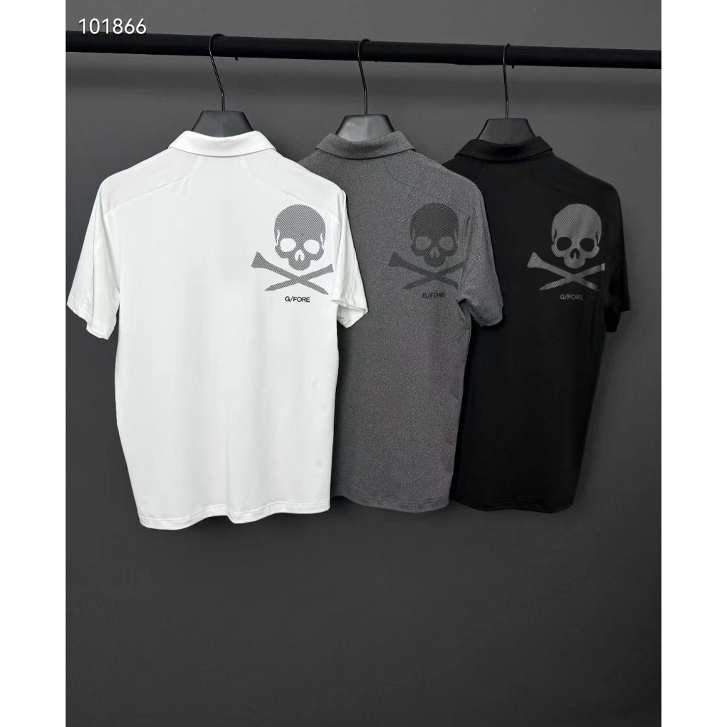 เสื้อกอล์ฟแขนสั้นสำหรับผู้ชาย ออกแบบใหม่ปี 2026 แห้งเร็ว สไตล์ลำลอง เหมาะสำหรับกิจกรรมกลางแจ้ง