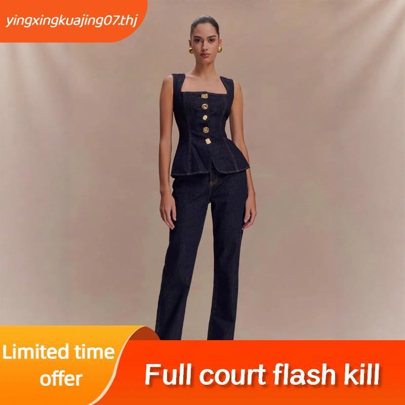 Mc Jeans กางเกงยีนส์ผู้ชาย ทรงกระบอกขาตรง (Straight) สียีนส์เข้ม MAIP176