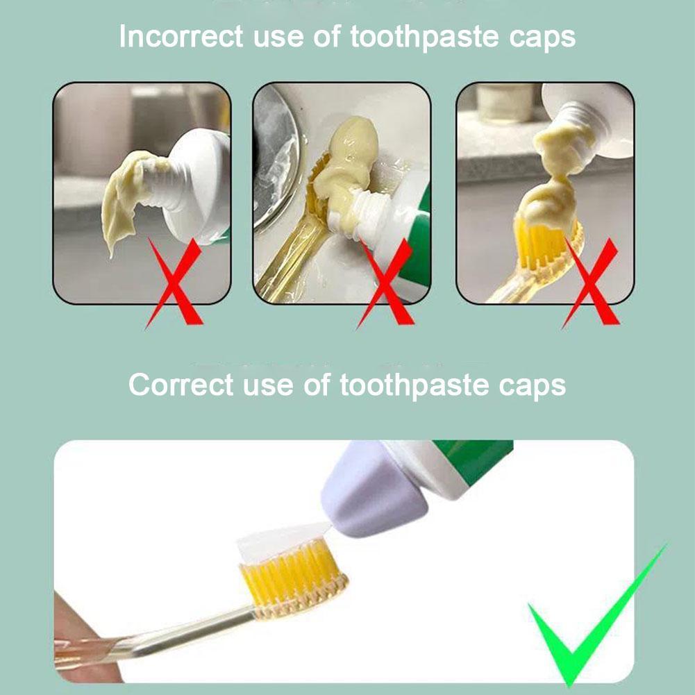 ฝายาสีฟัน Self-closing ยาสีฟัน Squeezer Dispenser Cap ยาสีฟันห้องน้ําซิลิโคน C9k0