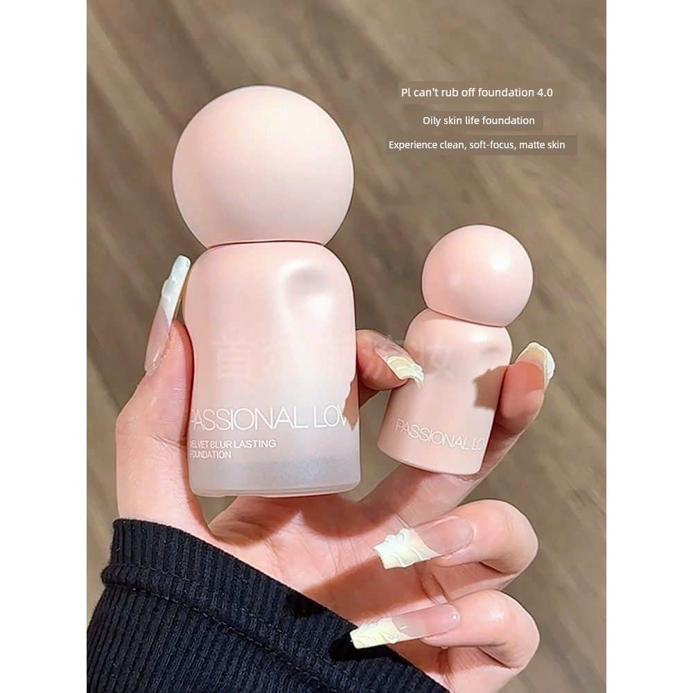 cushion foundation บดคลิกเดียว!PL Love Fireไม่สามารถถูปิด Liquid Foundation 4.0 Oil Control คอนซีลเล