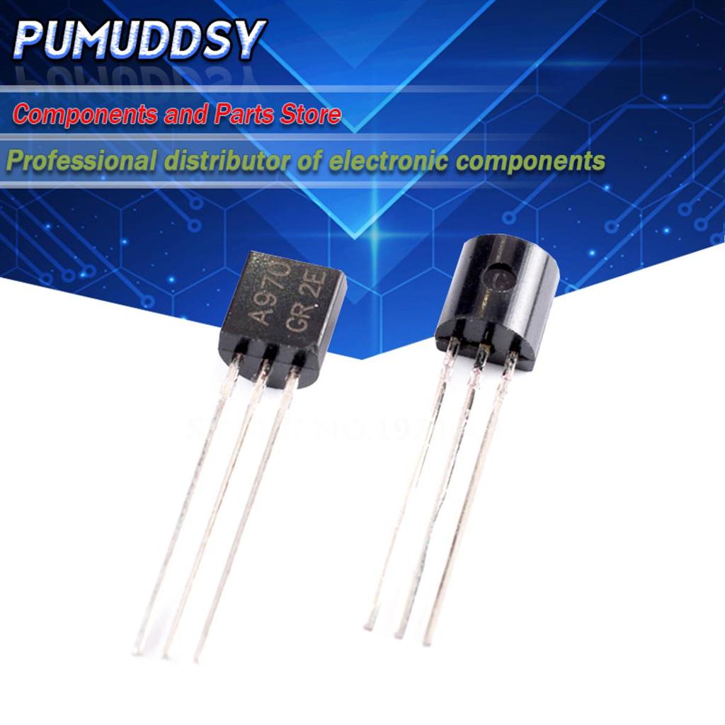 100PCS 2SA970 2SC2240 (50PCS* A970 +50PCS* C2240 ) TO-92 Bipolar ทรานซิสเตอร์ - BJT NPN IC