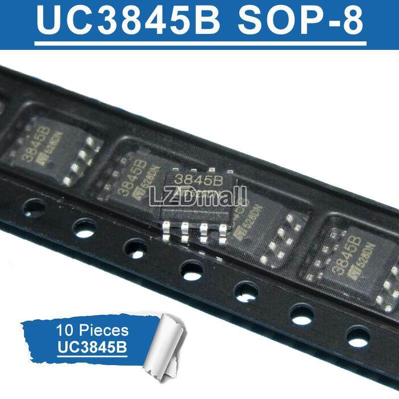 10 ชิ้น/ล็อต UC3842B UC3843B UC3844B UC3845B SOP-8 3842B 3843B 3844B 3845B SMD PWM Controller ชิป IC