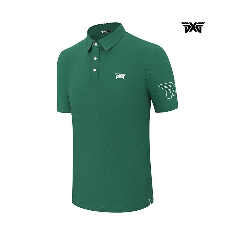 2026 สไตล์ใหม่ PXG Golf เสื้อยืดแขนสั้นฤดูร้อนสบายเสื้อโปโลกีฬา Quick-Drying Jersey Unisex สามารถปรั
