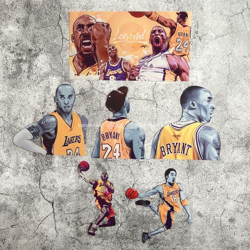NBA KOBE KOBE BRYANT Black Mamba mamba824 LAKERS LAKERS Total Car Sticker gigi