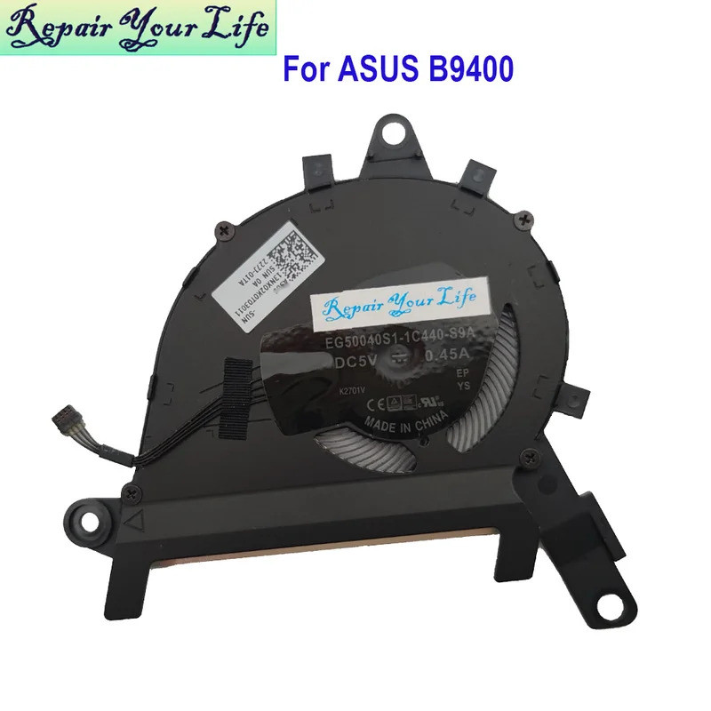 HL โน้ตบุ๊ค Cooler พัดลม CPU สําหรับ ASUS ExpertBook B9 B9400 B9400CBA B9400CEAV 2022 แล็ปท็อป PC อะ