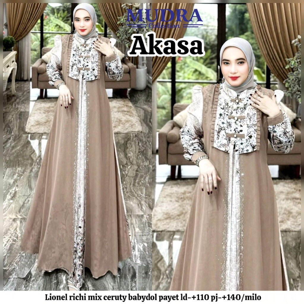 มีผู้ขายอีกครั้งขอแอดมิน erelrumi GAMIS DRESS AKASA ORIGINAL MUDRA er elrumi