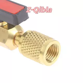[Z-Qibla-t] 1/4" ชายถึง 1/4" หญิงบอลวาล์วตรงท่อชาร์จ Manifold อุปกรณ์เสริม