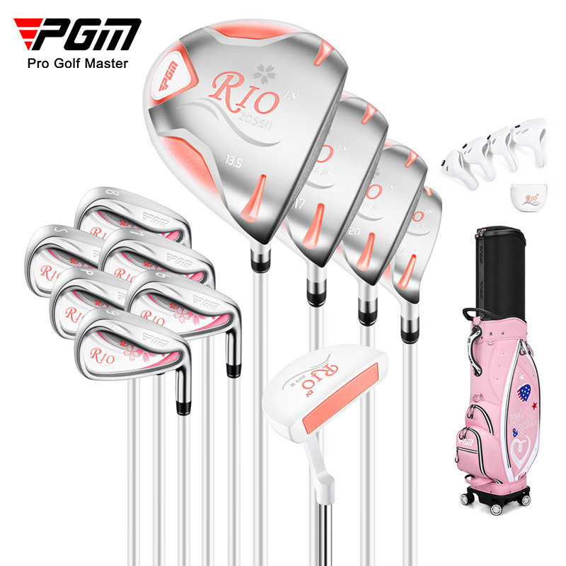 PGM RIO- 3 Women Club Set LTG038 | มีกระเป๋า 11 ชิ้น 4W+6I+P เล่นง่าย คุมดี เลือก Carbon(L)/Steel