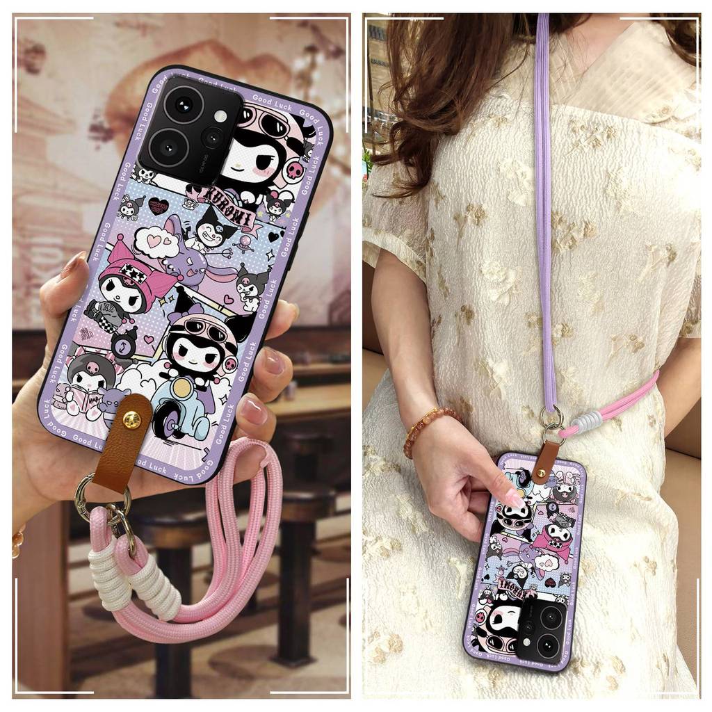แนวทแยงเต็มห่อเคสโทรศัพท์สําหรับ Nokia HMD Skyline Soft Case ซิลิโคนแฟชั่นออกแบบน่ารัก Crossbody กัน