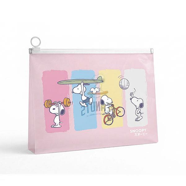 (REDMONZTER) : PN4-แฟ้มซองซิป A4 : PEANUTS-4E A4 Zipper File Folder (PN4E-A4-ZPF-33PP-PK) W33xH25xS3