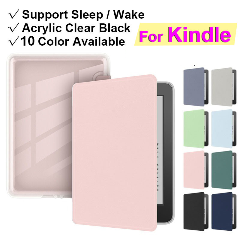 ปลอกหนังสมาร์ทสําหรับ Kindle Paperwhite 6 5 4 3 2 1 12th 11th 10th 8th 7th 6th 5th Gen Signature Col