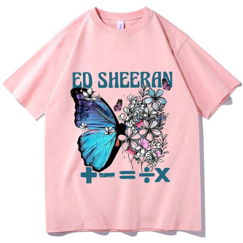 Ed Sheeran เสื้อคณิตศาสตร์ Tour เสื้อ Ed Sheeran Merch Ed Sheeran พัดลม O-คอเสื้อแขนสั้น Unisex