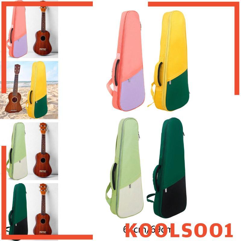 [Koolsoo1] Ukulele Case Ukulele Bag Musical Note Conventional Cushion Ukulele Gig Bag Ukulele Backpa