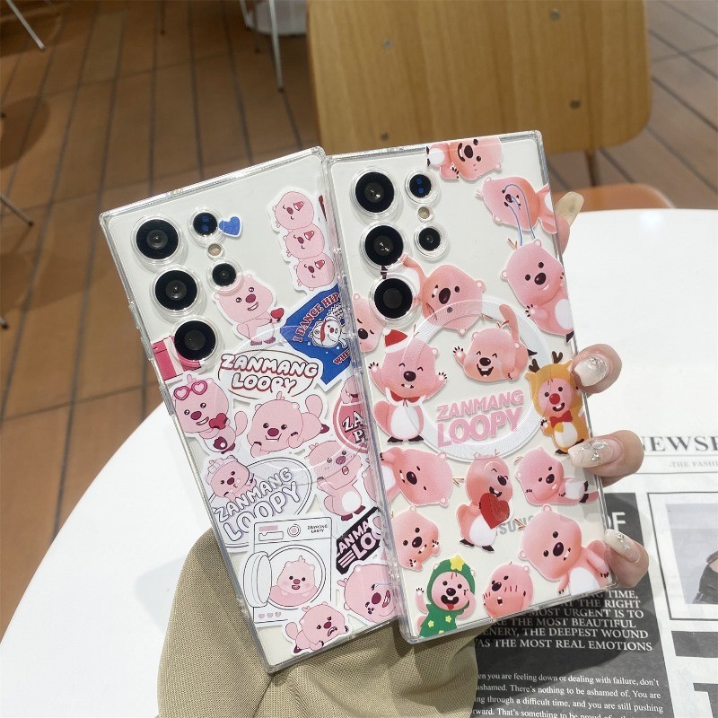 SAMSUNG สําหรับSamsung S25 Ultra S24 S23 FE S22 S21 Castorเคสโทรศัพท์สําหรับSamsung A55 A56 A16 A17 