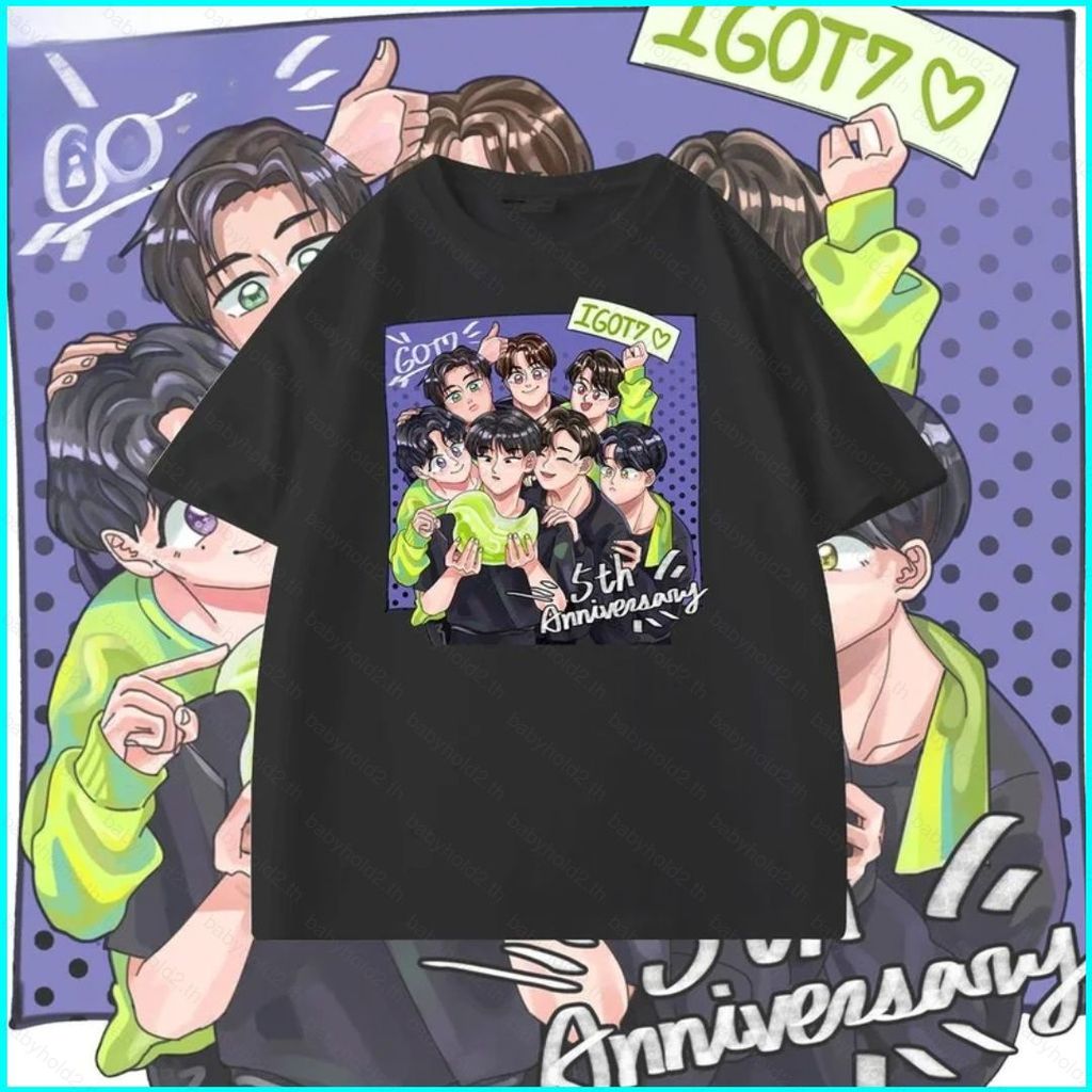 เสื้อยืดแขนสั้น GOT7 KPOP สำหรับแฟนคลับ Jay B Park Jinyoung