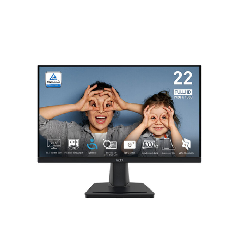 MSI จอมอนิเตอร์ 21.50 นิ้ว รุ่น PRO MP225 สีดำ