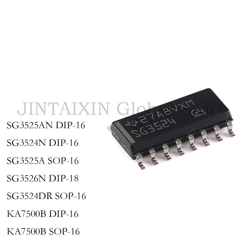 5PCS SG3525AN SG3525A SG3525 DIP-16 SG3524N SG3524DR SG3524 SOP-16 SG3526N SG3526 KA7500 KA7500 KA75