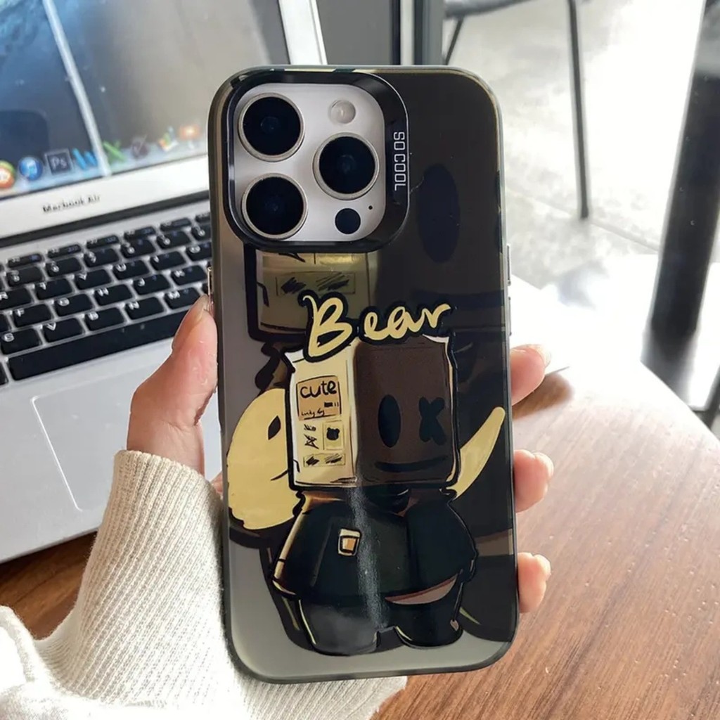 เคสไอโฟน สำหรับ IPhone 17 Air 16 15 11 13 12 14 Pro Max XR เคสโทรศัพท์แบบมีสายคล้อง Paper Man CYK194