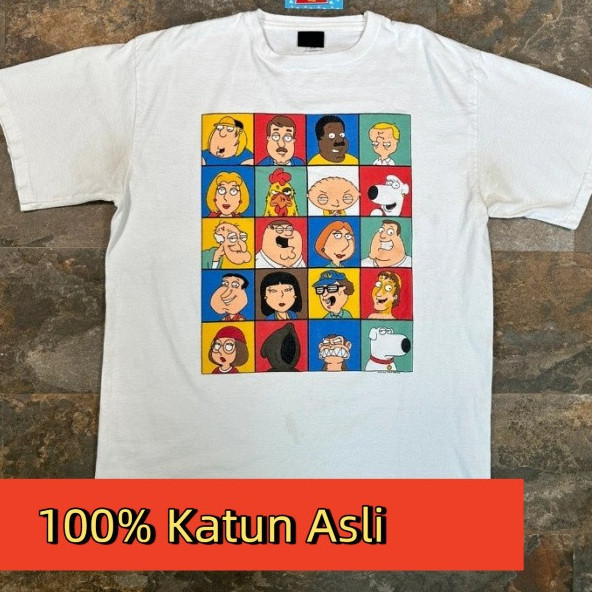 เสื้อยืด Family Guy Distro - คอลเลกชันตัวละครการ์ตูนตลก