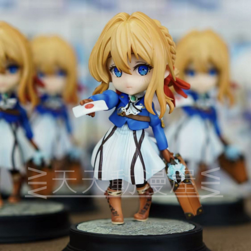 จัดส่งฟรี ฟิกเกอร์น่ารัก Violet Evergarden GW Factory รุ่น Q ตุ๊กตาตั้งได้ ของขวัญในกล่อง