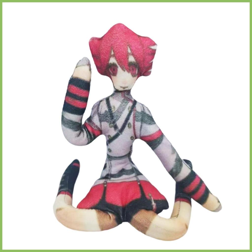 สําหรับ Teto ตุ๊กตาตุ๊กตา Plush Sensory ของเล่นในตัวแขนและขาผมสีแดง Slim Limbs รูปปั้นสําหรับเด็กผู้