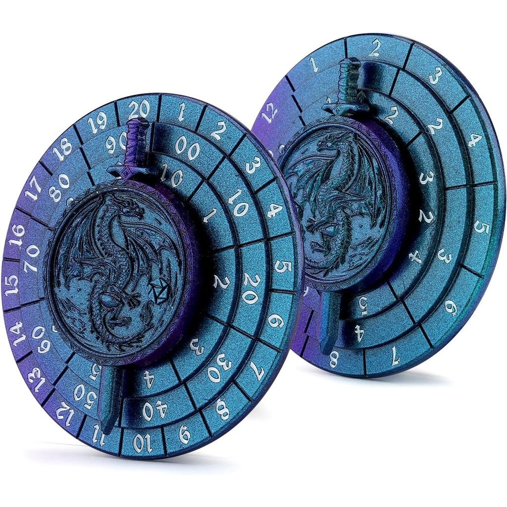 Haxtec Spinner ลูกเต๋า 7-in-1 โลหะ DND ลูกเต๋าชุดที่ไม่ซ้ํากันลูกเต๋า Spinner โบราณสําหรับ Dungeons 