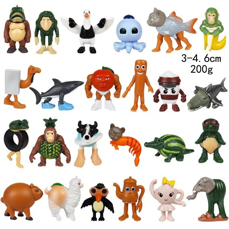 ต่างประเทศคลาสสิกของภูเขาและทะเลของเล่นจับ 外国海经玩具全帽套装神装手办上海外合模型玩26/1/15123