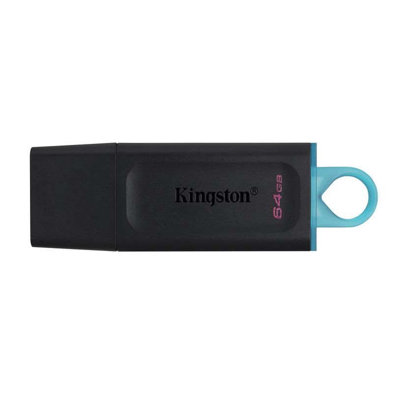 KINGSTON แฟลชไดร์ฟ รุ่น DataTraveler Exodia (DTX) สีดำ-เขียวมิ้น ความจุ 64GB