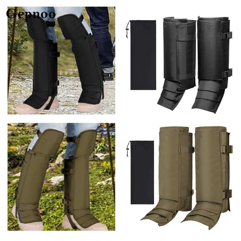 Gepnoo Leg Gaiters สําหรับผู้ชายผู้หญิงเดินป่า Gaiters Anti Bite Leggings น่องยามสําหรับ