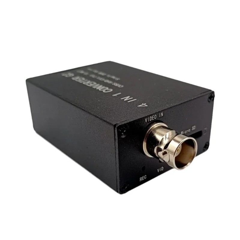 Niki 4 In 1 Converter CVBS 720P 1080P AHD TVI เป็นสุทธิ H 265 RTSP ช่องเดียว
