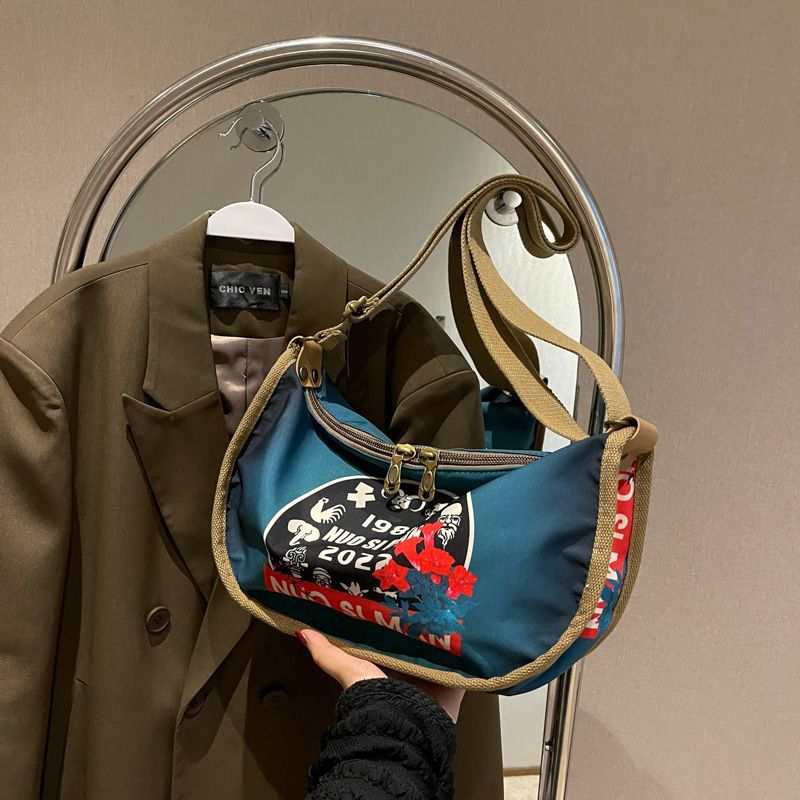 กระเป๋าผ้า Oxford High-End Messenger สไตล์แฟชั่นสมัยใหม่สำหรับผู้หญิง พกพาง่าย เหมาะกับการแต่งกายในโอกาสต่างๆ