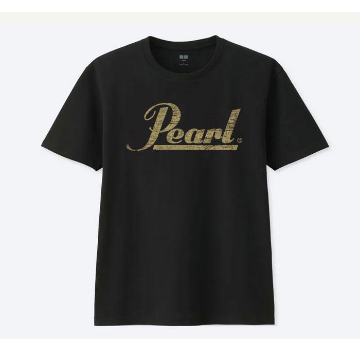 เสื้อยืด เครื่องดนตรี วงดนตรี  นักดนตรี GOLD DRUM PEARL  VINATGE 001 SIZE M - 3 XL