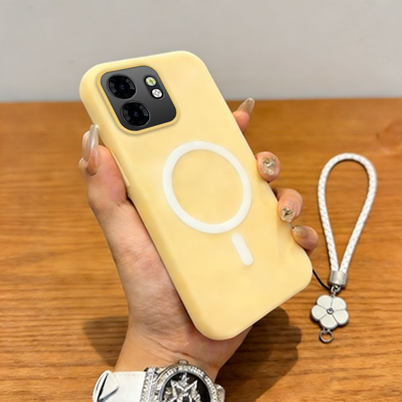 TTTZ เคสโทรศัพท์ infinix smart 9 infinix 50i 5g 2024 ชาร์จแม่เหล็กเหมาะสําหรับเคสโทรศัพท์พร้อมสร้อยข