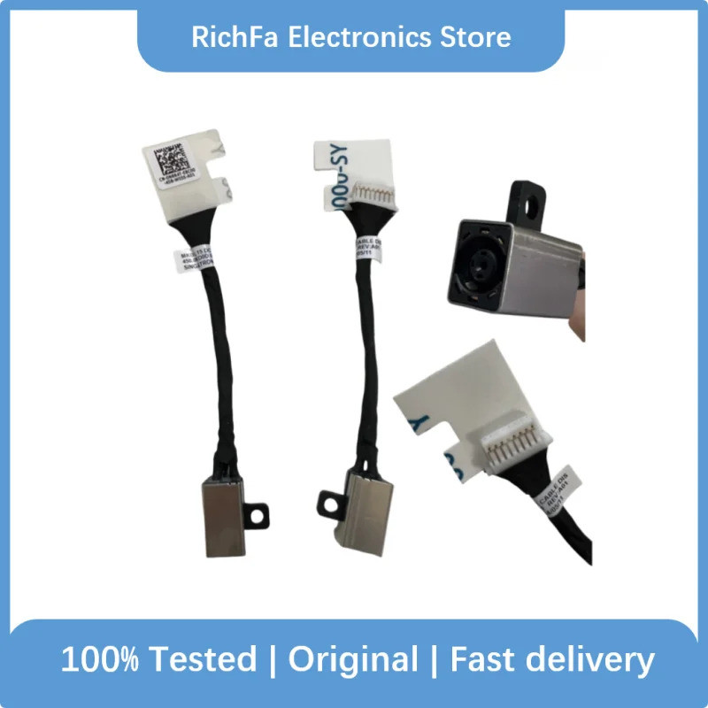 DC Power Jack สําหรับ Dell Latitude 3410 3510 E3510 E3410 แล็ปท็อป DC-IN ชาร์จ Flex Cable 450.0KD0-1
