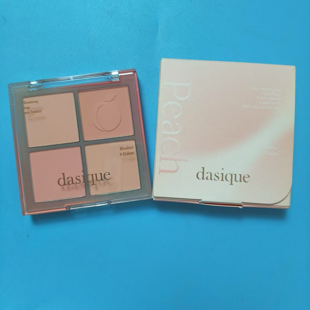 บลัชออน ครีมบลัช Dasique/Daixike Four-Color Blush Palette Enhance Complexion Brighten Skin Tone Crea