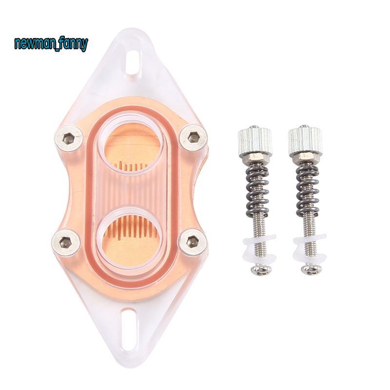 CPU Water Cooling Block Cooler อะคริลิคโปร่งใส South Bridge Northbridge Block สําหรับคอมพิวเตอร์ CPU