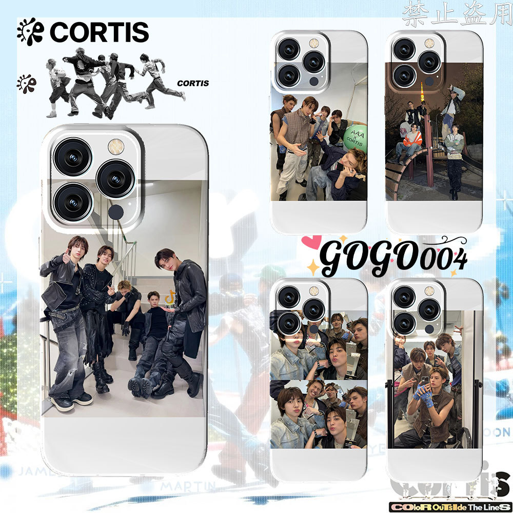 Cortis โทรศัพท์มือถือส่วนบุคคลกรณีต้นฉบับการ์ตูนฟิล์มเปลือกฝาครอบเหมาะสำหรับ iPhone Case#08