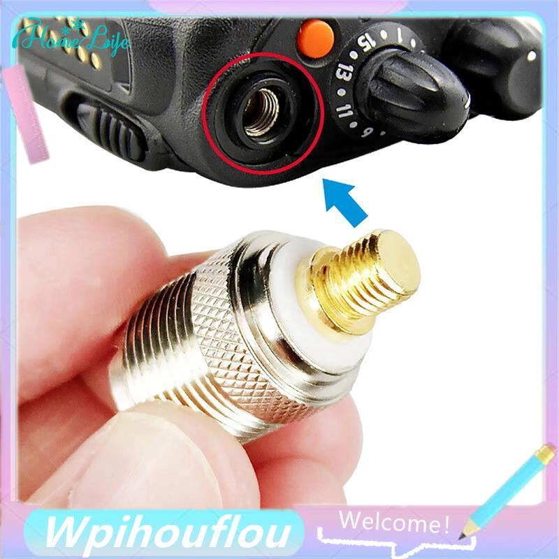 ขั้วต่อ UHF SO239 GP328 GP328 GP88 เครื่องส่งรับวิทยุแบบมือถือ