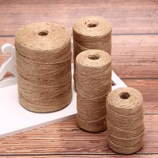 [bigdeals365] สายผ้าลินินป่านธรรมชาติ Twisted Burlap Jute Tw…
