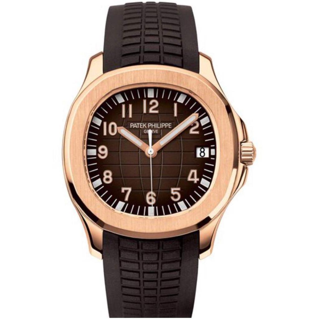 PP/Patekes/Philippesee 5167R Rose Gold Grenade Traveler Series นาฬิกาผู้ชายกลไกอัตโนมัติ